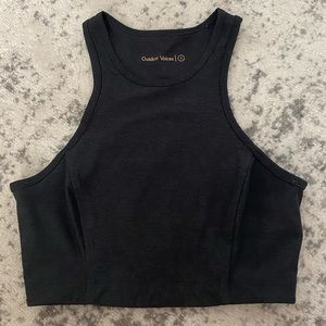 OV Athena Crop in Charcoal